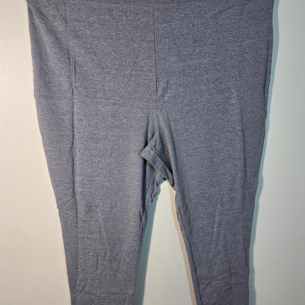 Woman Within gray leggings size 3X 30/32
